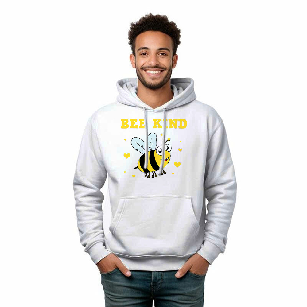 Bee Kind Hoodie Cute Bumble Bee Bekind Clothing Birthday Gift For Male Friend
