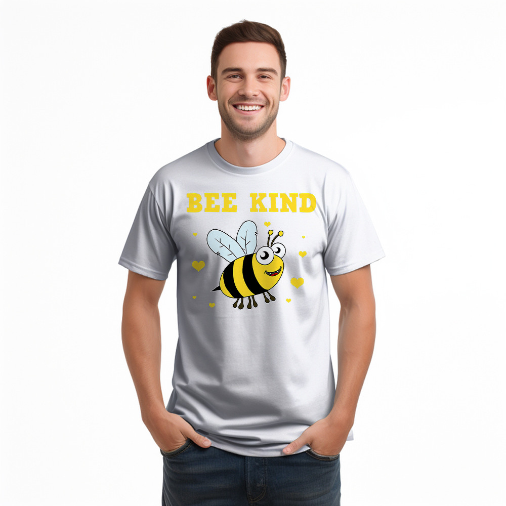 Bee Kind T-Shirt Cute Bumble Bee Bekind Clothing Birthday Gift For Male Friend