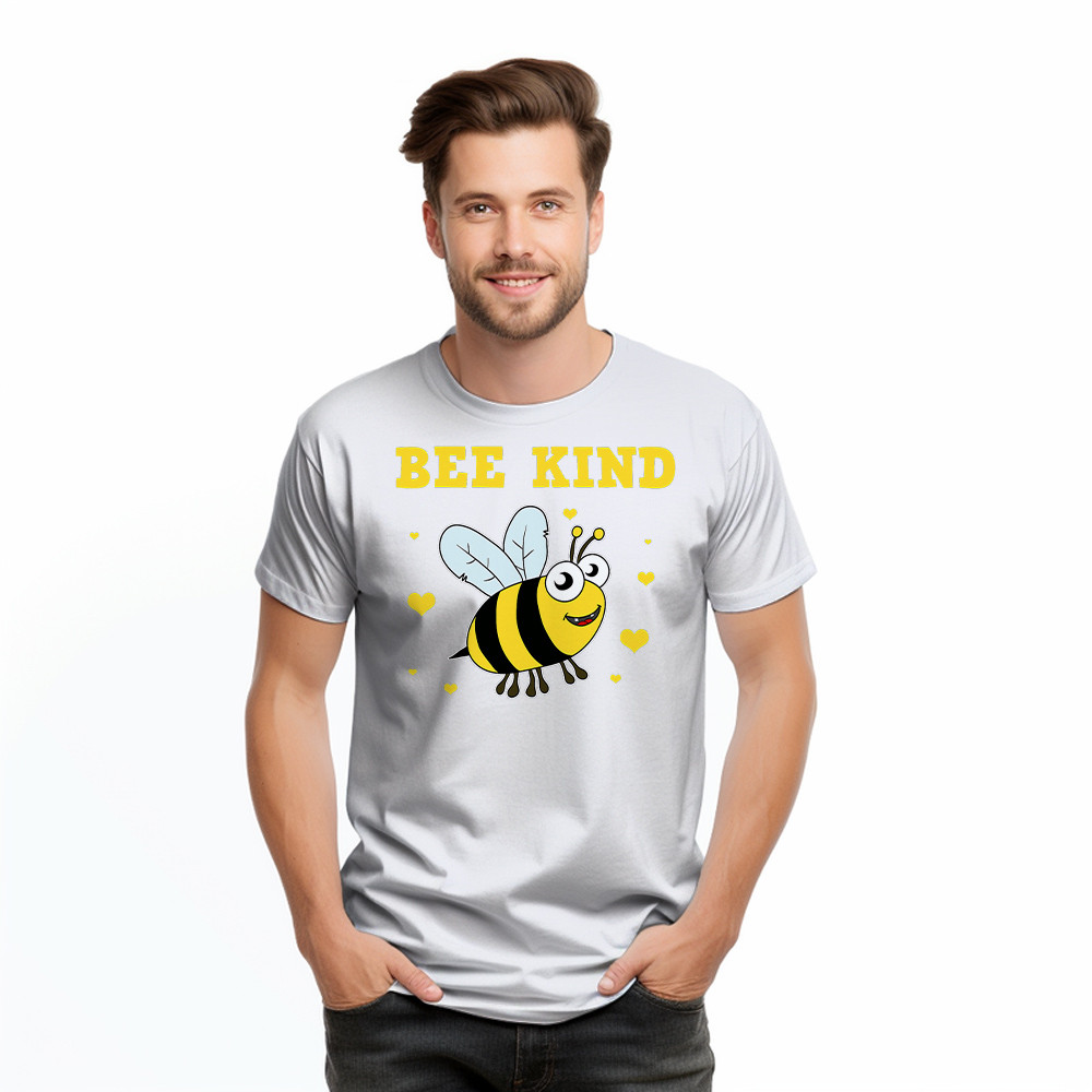 Bee Kind T-Shirt Cute Bumble Bee Bekind Clothing Birthday Gift For Male Friend