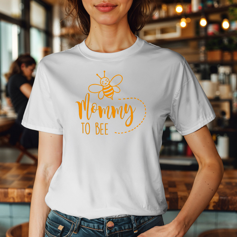 Mommy To Be Shirt Bee Graphic Funny T-Shirt Unique Gifts For New Moms
