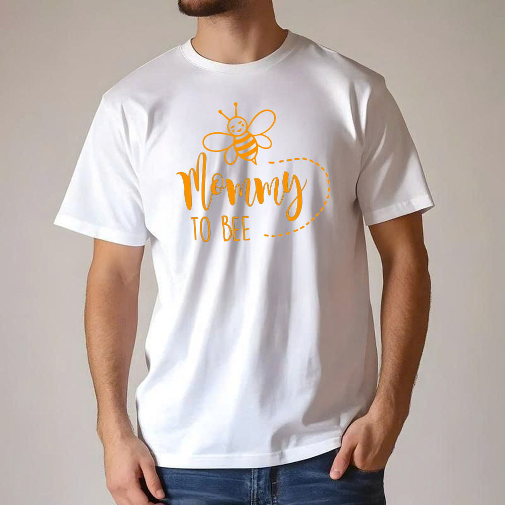 Mommy To Be Shirt Bee Graphic Funny T-Shirt Unique Gifts For New Moms